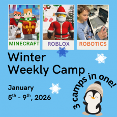 01/05/25 Minecraft, Roblox and Robotics - Full Week